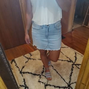 American eagle denim skirt